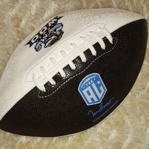 Black and White Iowa Woo Footballs